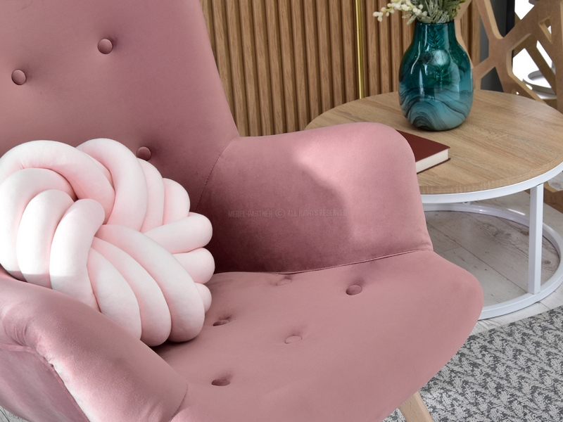 nowoczesny fotel uszak flori do stylowego salonu