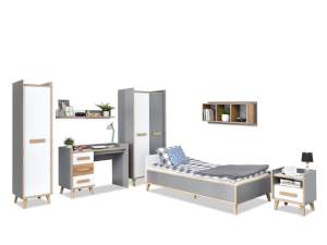System zestaw smart 02 biały-szary-jesion