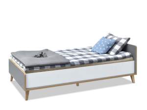 System smart s10 łóżko szary-biały