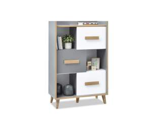 System smart s05 komoda szary-biały