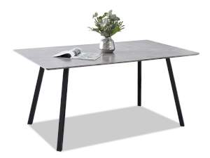 Stół tito beton, podstawa czarny