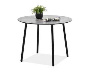Stół verdo beton, podstawa czarny