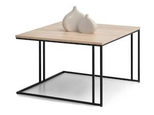 Stolik-kawowy dark-xl sonoma, podstawa czarny