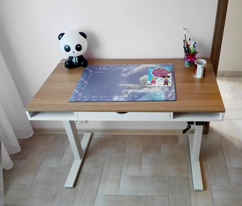 Zdjęcie autorstwa: Jolanta, Tarnowskie Góry, Opinia:Jestem bardzo zadowolona 
Świetny produkt a regulacja pozwala na proste dostosowanie biurka dla dziecka i dorosłego 