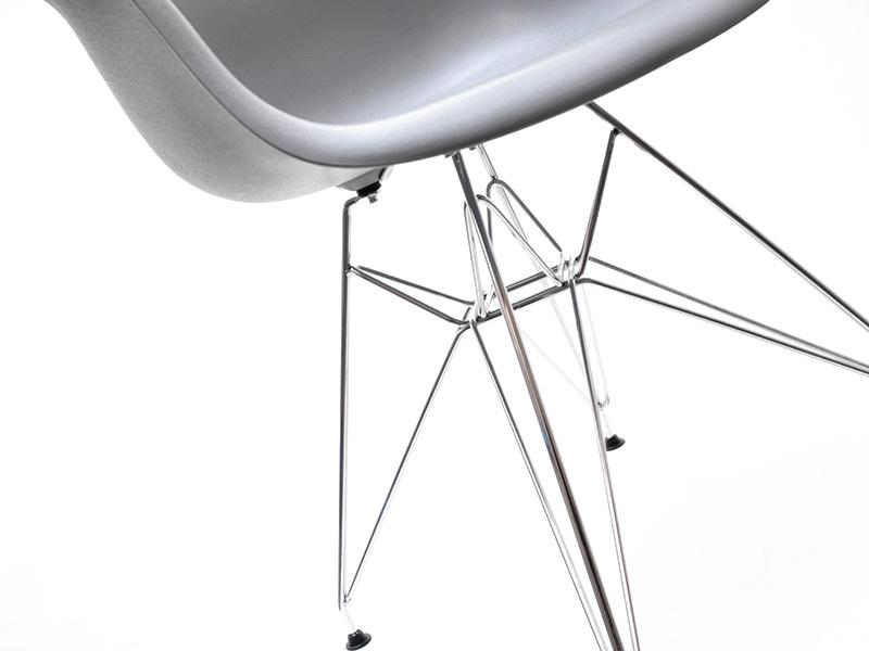 Krzesło z tworzywa na taras MPA ROD szare
