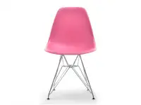 Małe krzesło do jadalni MPC ROD różowe - przód