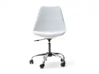 Krzesło obrotowe regulowane LUIS MOVE białe - przód