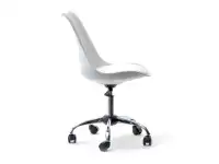 Krzesło obrotowe regulowane LUIS MOVE białe - profil