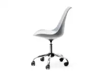 Krzesło biurowe na kółkach LUIS MOVE szare - profil
