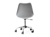 Krzesło biurowe na kółkach LUIS MOVE szare - tył
