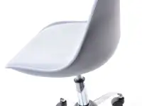 Krzesło biurowe na kółkach LUIS MOVE szare - detal