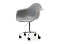 Produkt: Krzesło obrotowe mpa move szary tworzywo, podstawa chrom