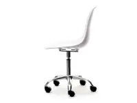 Krzesło regulowane do biura MPC MOVE białe - profil