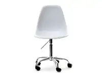 Krzesło regulowane do biura MPC MOVE białe - przód