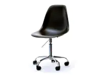 Produkt: Krzesło obrotowe mpc move czarny tworzywo, podstawa chrom