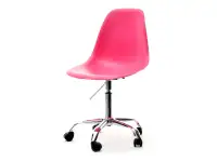 Produkt: Krzesło obrotowe mpc move różowy tworzywo, podstawa chrom