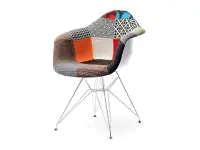 Produkt: Krzesło mpa rod tap patchwork 1 tkanina, podstawa chrom
