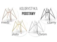 Krzesło MPC ROD białe - wybór kolorystyki podstawy
