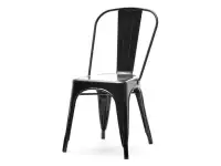 Produkt: Krzesło alfredo 1 czarny metal, podstawa czarny