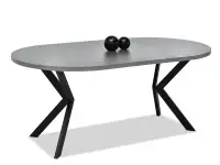 Produkt: Stół rodos szary-grafit, podstawa czarny