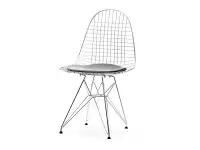 Produkt: Krzesło mpc wire rod chrom skóra ekologiczna, podstawa chrom