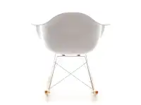 Krzesło bujane inspirowane MPA ROC BIAŁE - wygląd tyłu