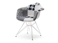 Produkt: Krzesło mpa rod tap patchwork 2 tkanina, podstawa chrom
