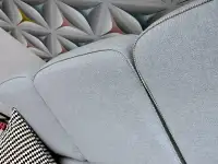 sofa bergen turkusowy tkanina, podstawa dąb naturalny