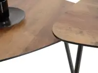 Zestaw stolików o designerskim kształcie ROSIN - charakterystyczne detale