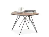 Industrialne stoliki do pokoju w stylu vintage PENTA - pierwszy stolik z kompletu