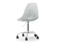 Produkt: Krzesło obrotowe mpc move transparentny dymiony tworzywo, podstawa chrom