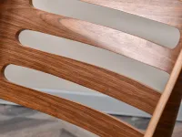 Drewniane krzesło tapicerowane z oparciem KANSAS - charakterystyczne detale