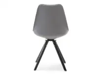 Krzesło obrotowe LUIS ROT szaro-czarne - tył