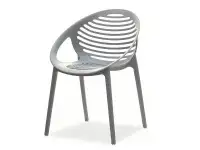 Produkt: Krzesło boria szary tkanina, podstawa szary