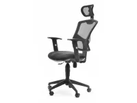 Produkt: Fotel biurowy tokyo czarny mesh, podstawa czarny