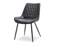 Produkt: Krzesło adel czarny tkanina, podstawa czarny