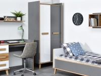 Meble do pokoju młodzieżowego SMART 2 z biukiem i łóżkiem - aranżacja