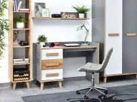 Zestaw mebli do pokoju młodzieżowego SMART 3 z biurkiem - nowoczesne biurko