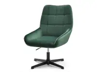 Produkt: Fotel diego zielony welur, podstawa czarny