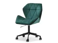 Produkt: Fotel velo move zielony welur, podstawa czarny