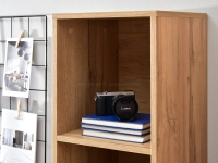 System soho sh10 regał dąb, podstawa czarny