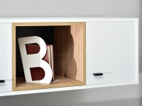 System puro pu11 półka biały-dąb