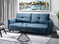 sofa lulu ocean tkanina, podstawa czarny 