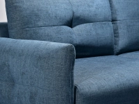 sofa lulu ocean tkanina, podstawa czarny 