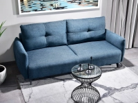 sofa lulu ocean tkanina, podstawa czarny 