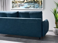 sofa lulu ocean tkanina, podstawa czarny 