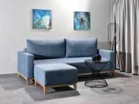 sofa stockholm jeansowy tkanina, podstawa dąb naturalny