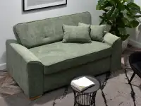 sofa lino jasny mech welur, podstawa buk