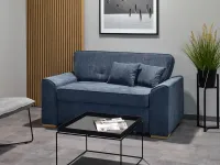 Produkt: sofa lino szary granatowy tkanina, podstawa buk