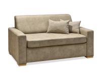 sofa milo beżowy tkanina, podstawa buk